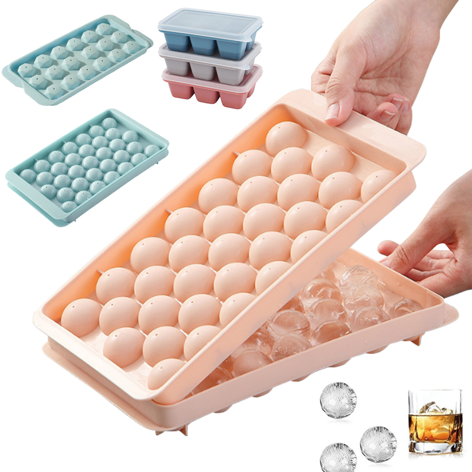 Ice Mold Sphere - 3D Round Ice Cube Tray with