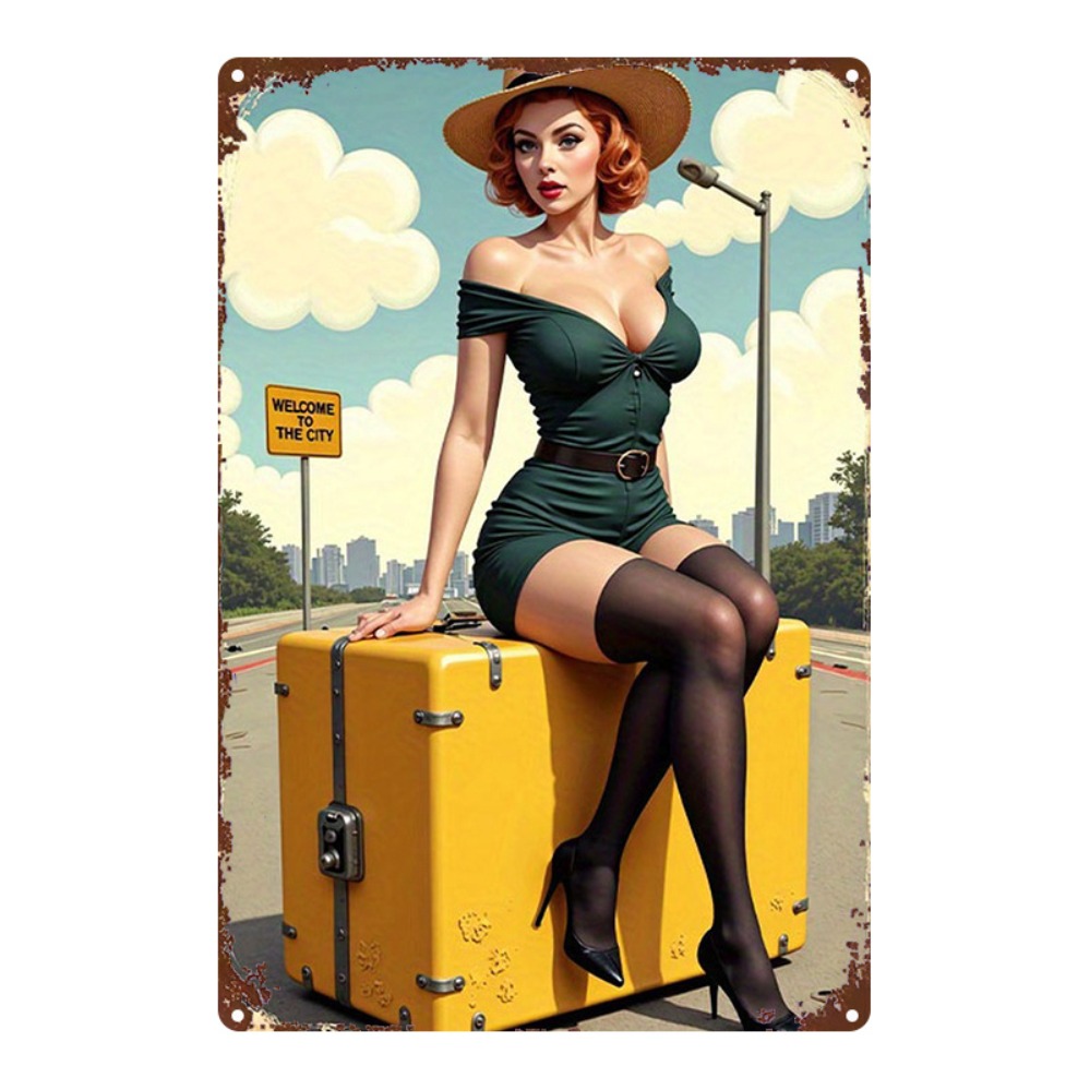 Vintage Beauty with Suitcase M - огляд і ціна Home Bar And Kitchen