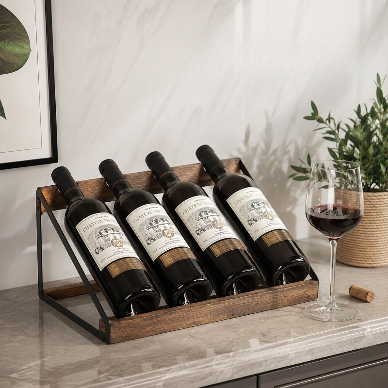 Home Bar Wooden Wine Rack Wine - огляд і ціна Home Bar Shelf