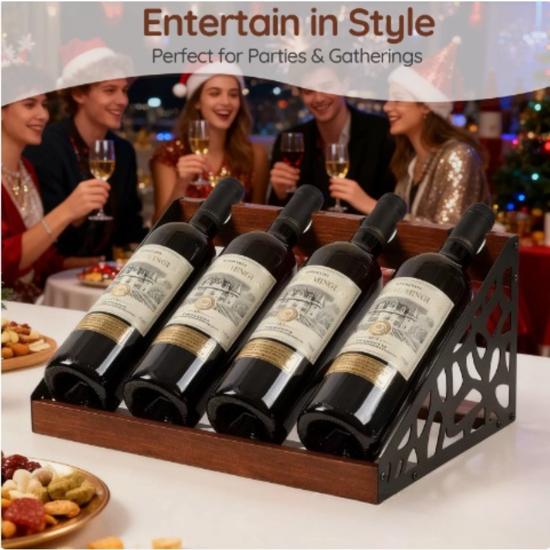 Home Bar Wooden Wine Rack Wine - огляд і ціна Home Bar Shelf