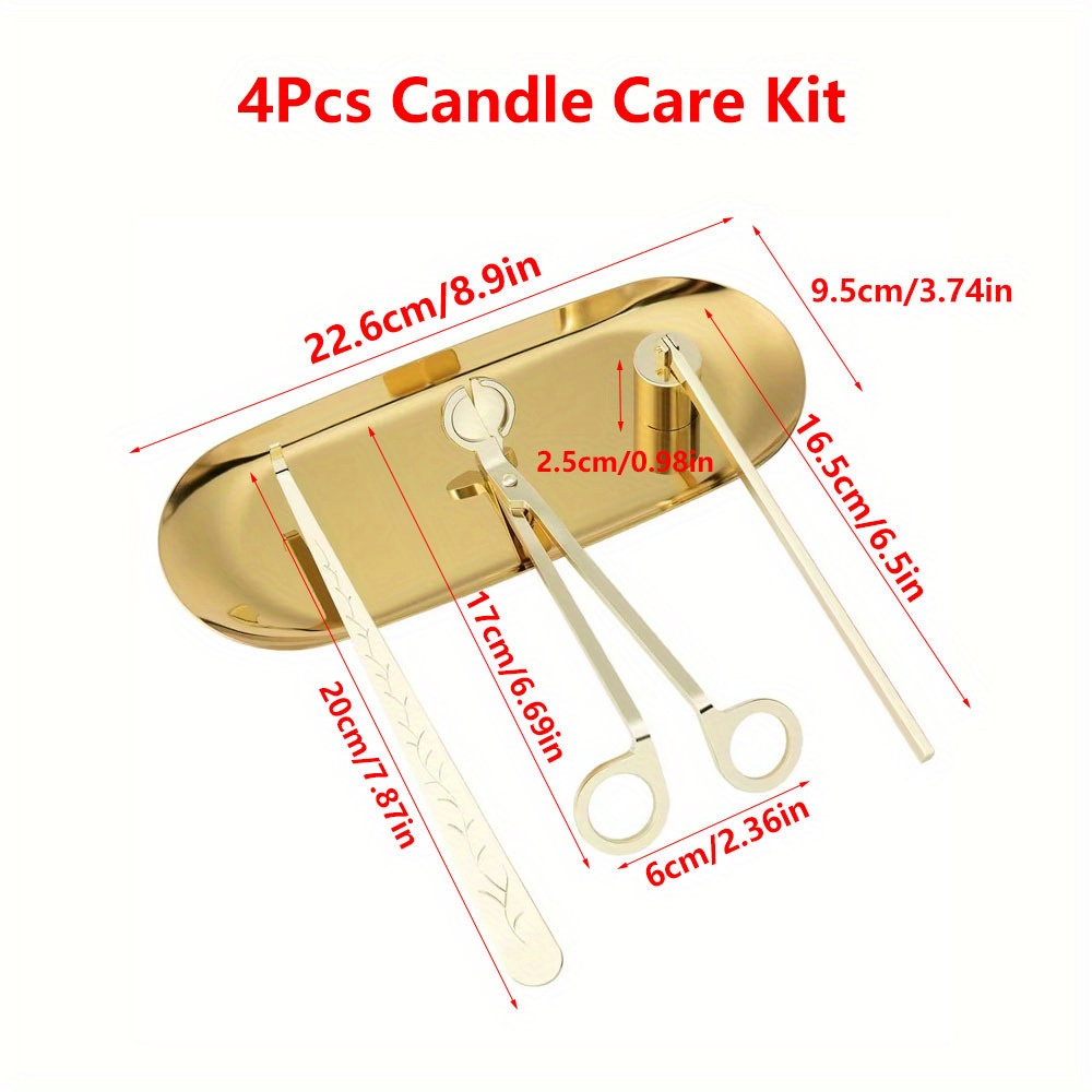 4pcs/set Luxury Candle Care Ki - огляд і ціна Home Barbershop