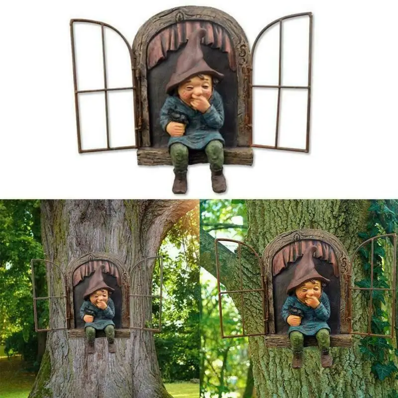 Naughty Garden Statue Elf Go O - огляд і ціна Home Bargains