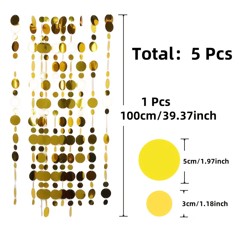 5PCS Circular Sequin Curtain H - огляд і ціна Home Bargains