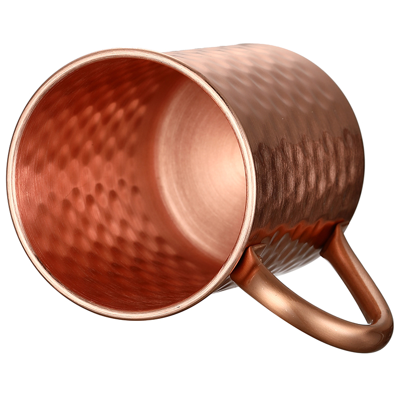 Hammered Copper Plated Stainle - огляд і ціна Mule Copper Mug