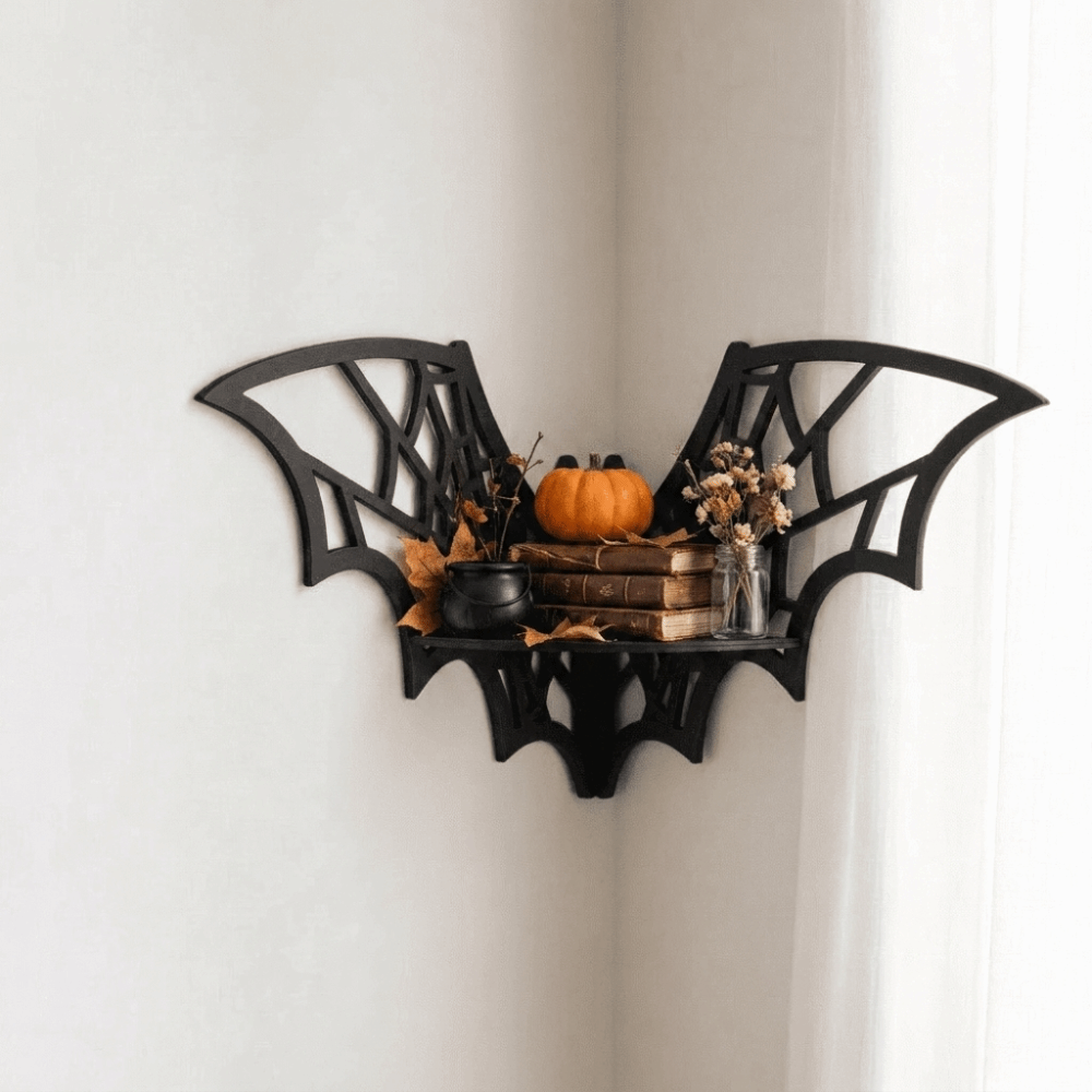 Wooden Bat Corner Shelf Hollow - огляд і ціна Home Bar Shelf