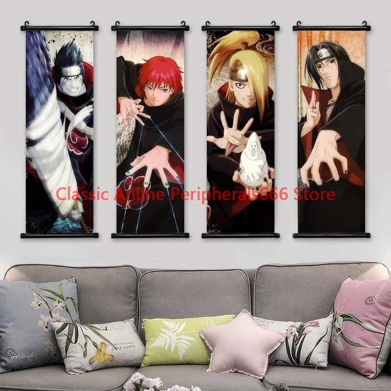Naruto Hanging Painting Canvas - огляд і ціна Home Bar Shelf