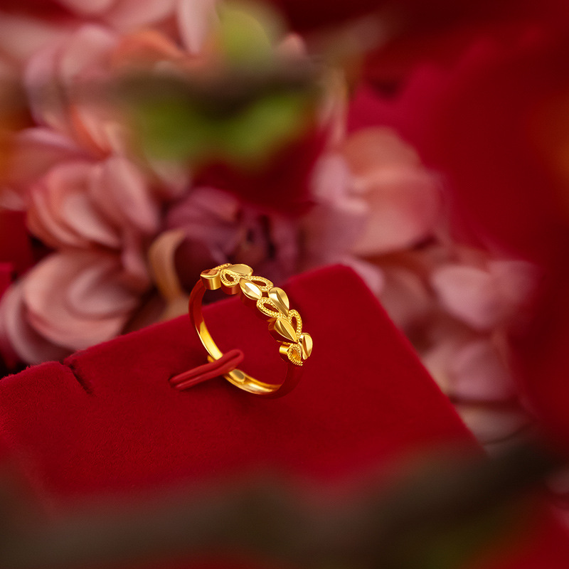 100% 18K Gold Jewelry rings fo - огляд і ціна Bar Cart Gold