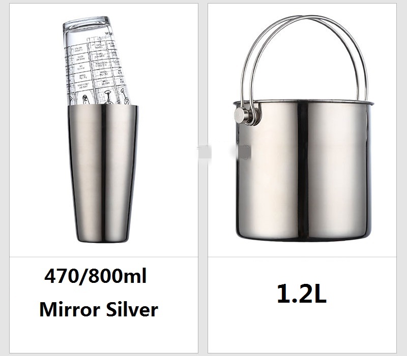 Cocktail Shaker Bar Set Stainl - огляд і ціна Boston Shaker Set