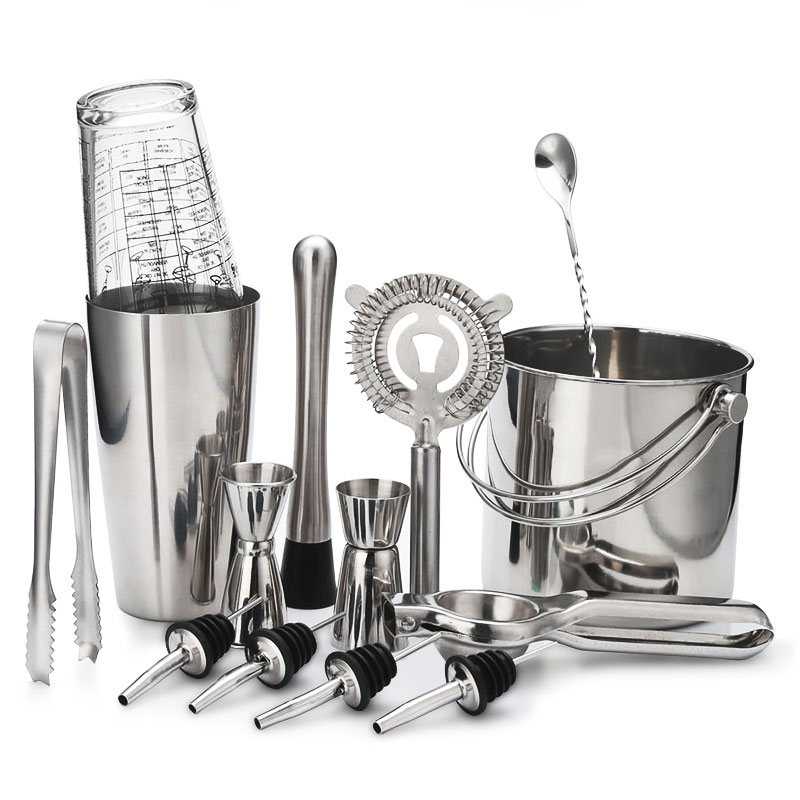 Cocktail Shaker Bar Set Stainl - огляд і ціна Boston Shaker Set