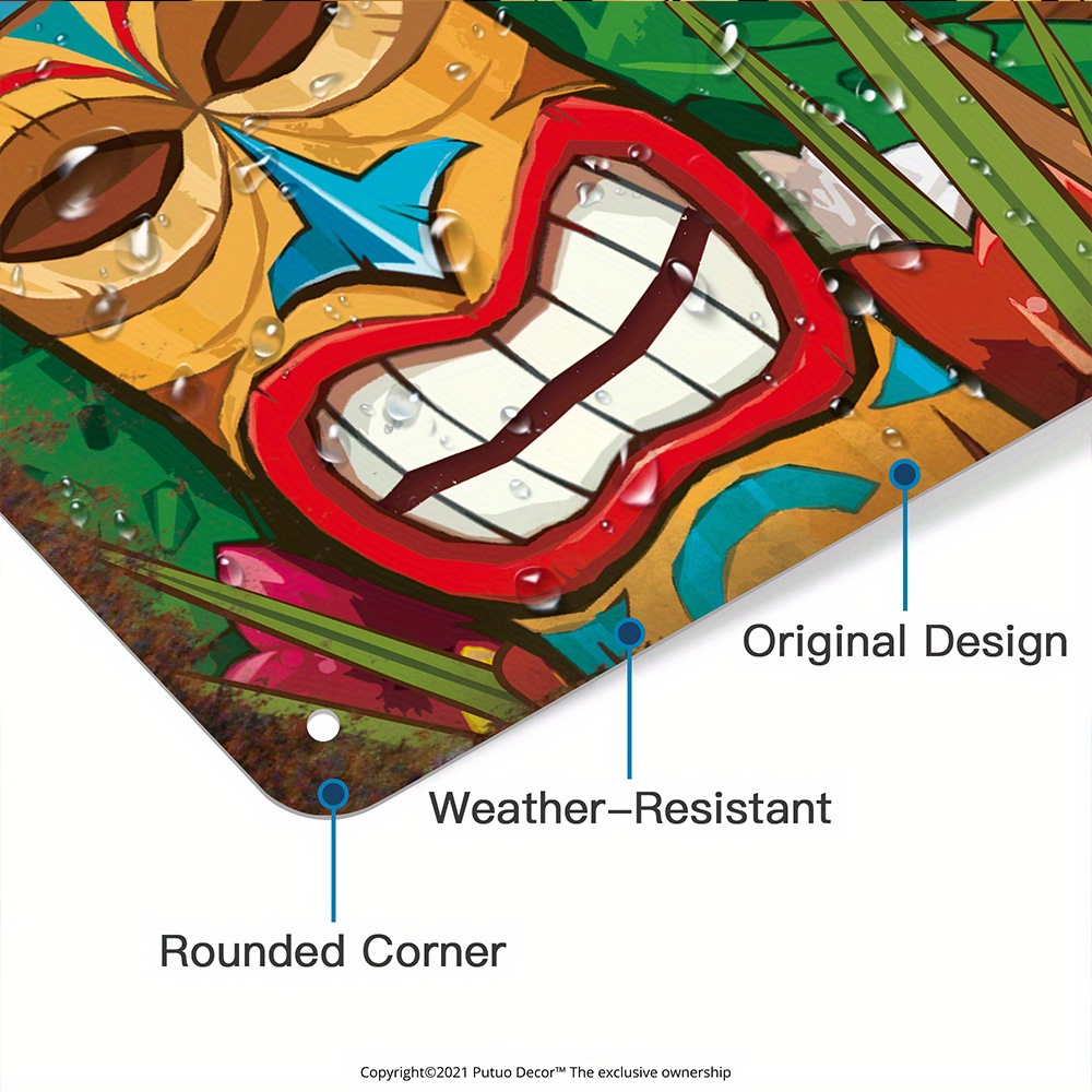 Custom  Decor Tiki Bar Sign, P - огляд і ціна Home Bar And Kitchen