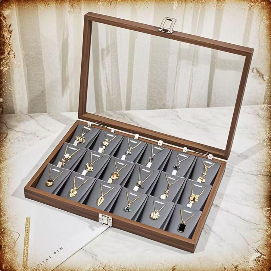 Walnut Wooden Necklace Pendant - огляд і ціна Bar Cart Gold